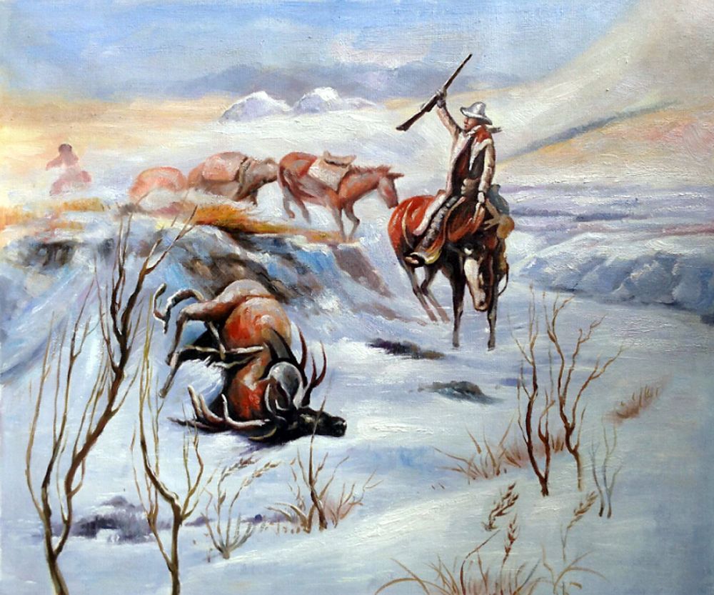 Christmas Dinner for the Men on the Trail