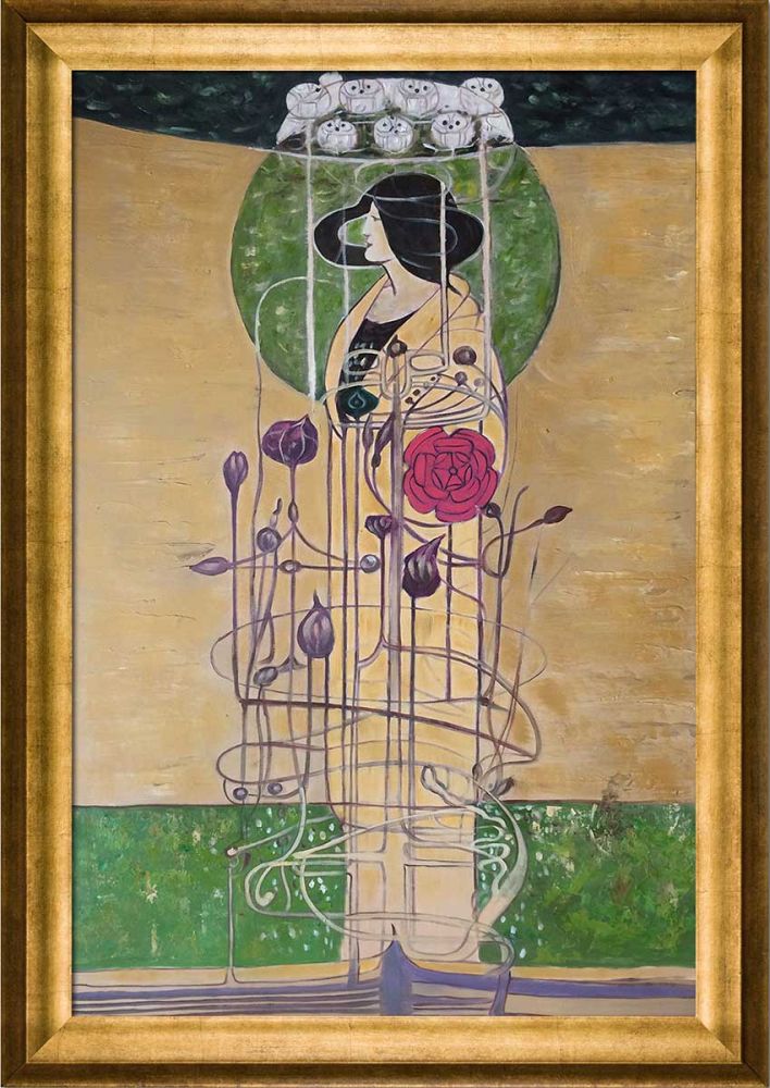 Design for a Wall Decoration Pre-Framed - Athenian Gold Frame 24"X36"