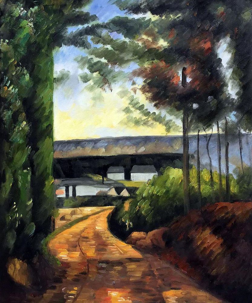 Road, Trees and Lake