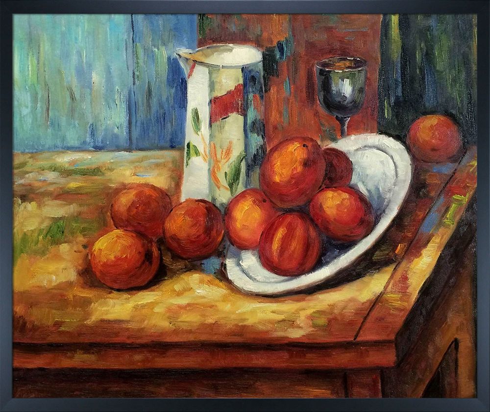 Bricoo, Bicchiere e Piato Pre-framed - Studio Black Wood Frame 20"X24"