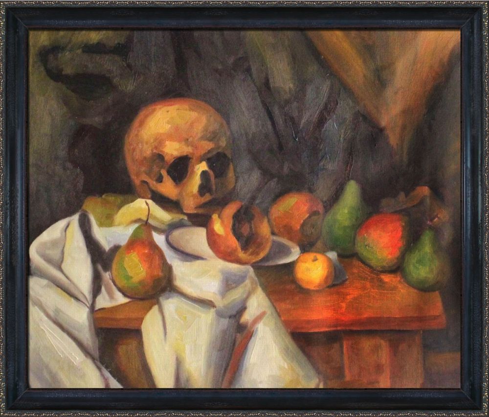 Nature Morte au Crane Pre-Framed - La Scala Frame 20"X24"