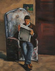 Artist's Father Reading
