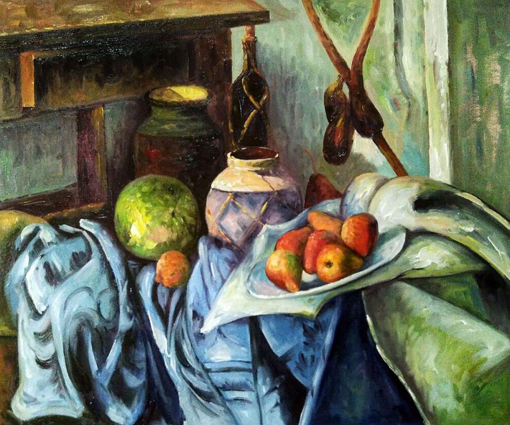 Still Life with Ginger Jar and Eggplants