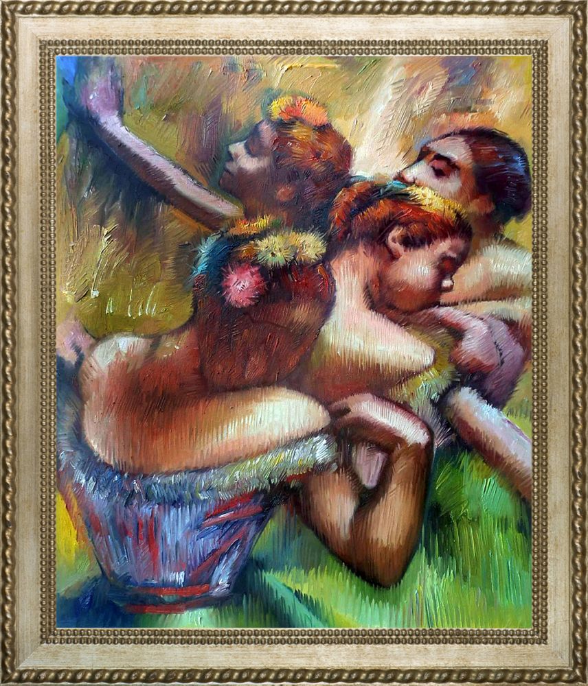 Four Dancers Pre-Framed - Verona Champagne Braid Frame 20