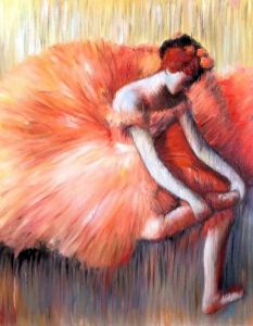 Dancer Adjusting Her Sandal