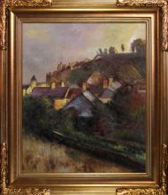 Houses at the Foot of a Cliff (Saint-Valery-sur-Somme) Pre-Framed