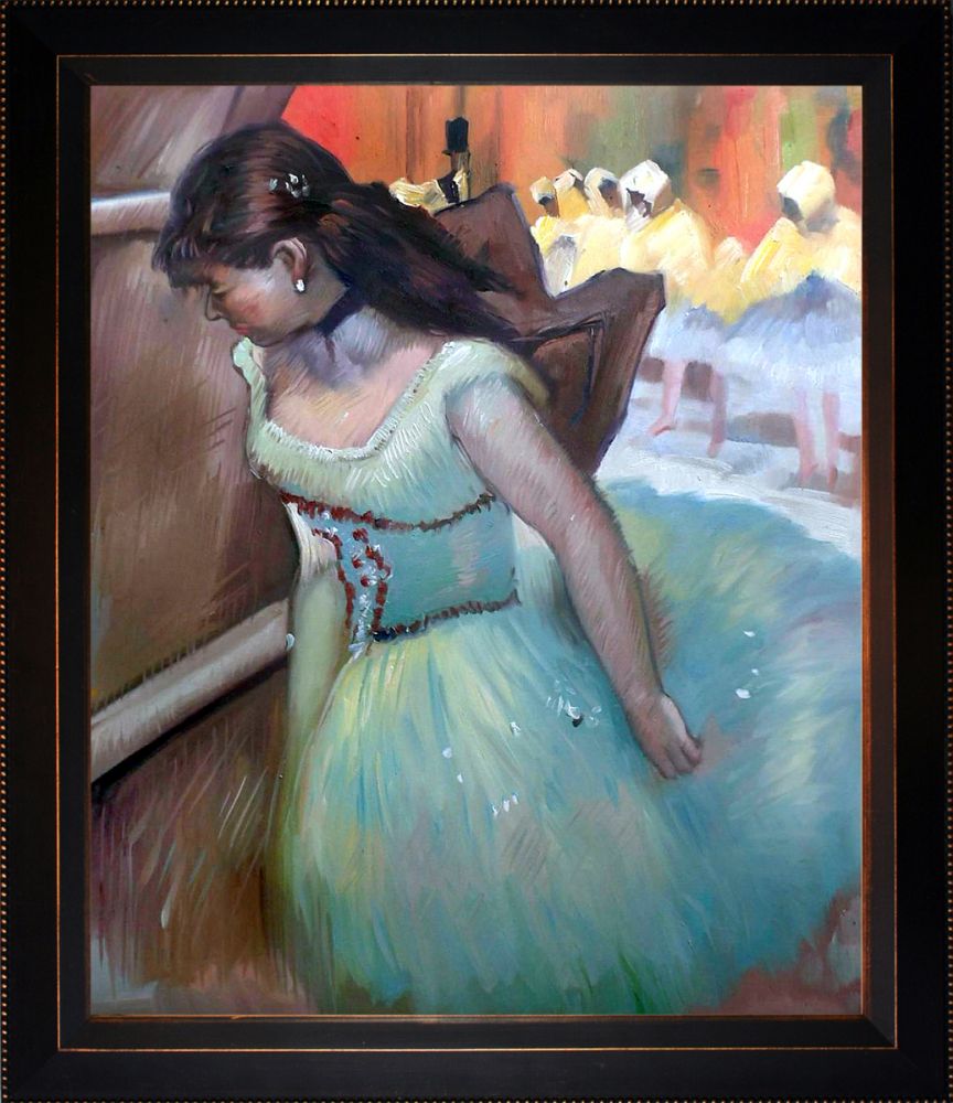 The Entrance of the Masked Dancers (detail) Pre-Framed - Veine D'Or Bronze Angled Frame 20"X24"