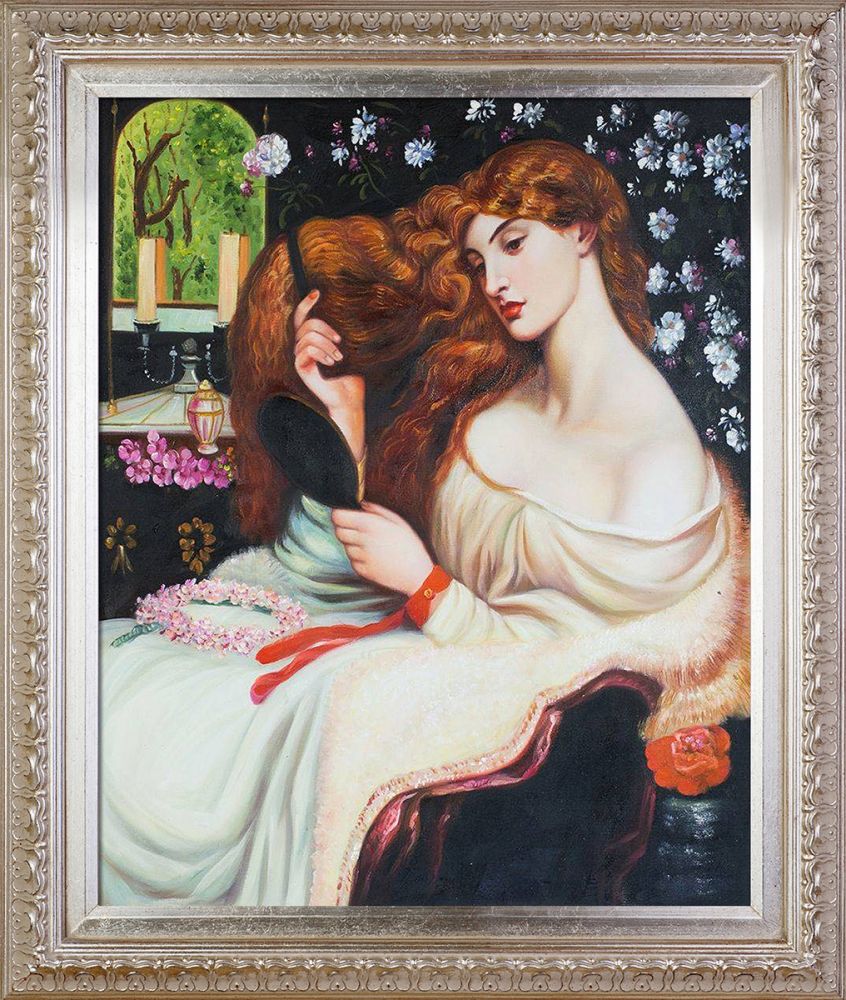 Lady Lilith Pre-Framed - Elegant Champagne Frame 20"X24"