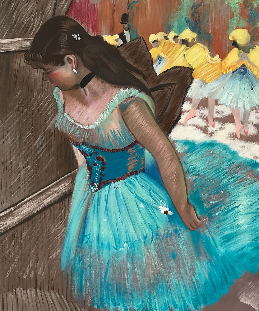 The Entrance of the Masked Dancers (detail) (Luxury Line)