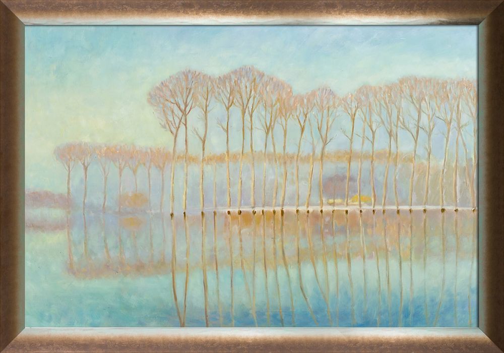 De Overstroming, 1892 Pre-Framed - Spoleto Bronze 24" X 36"