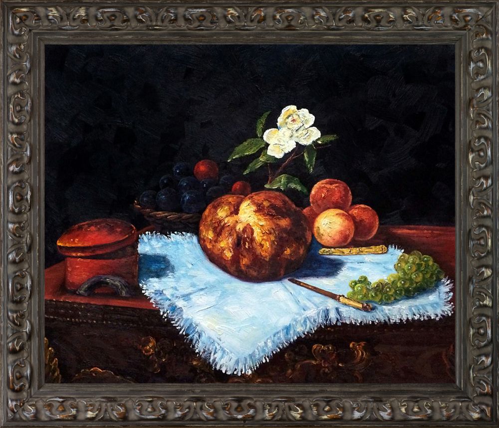 La Brioche Pre-Framed - Brimfield Weathered Black Frame 20" X 24"