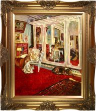 The Hessels in Their Dressing Room Pre-Framed