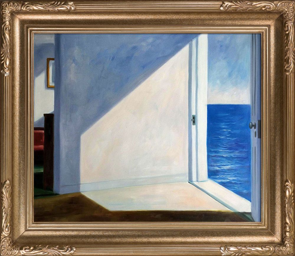 Rooms by The Sea Pre-Framed - Florentine Dark Champagne Frame 20"X24"