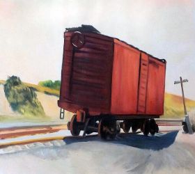 Freight Car at Truro, 1931