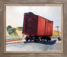 Freight Car at Truro, 1931 Pre-Framed