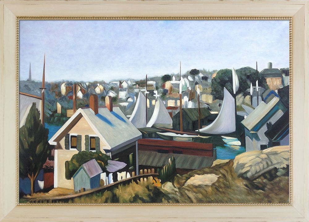 Gloucester Harbor, 1912 Pre-Framed - Constantine Frame 24" X 36"