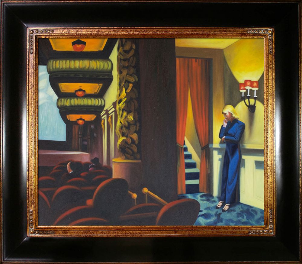 New York Movie, 1939 Pre-Framed - Opulent Frame 20"X24"