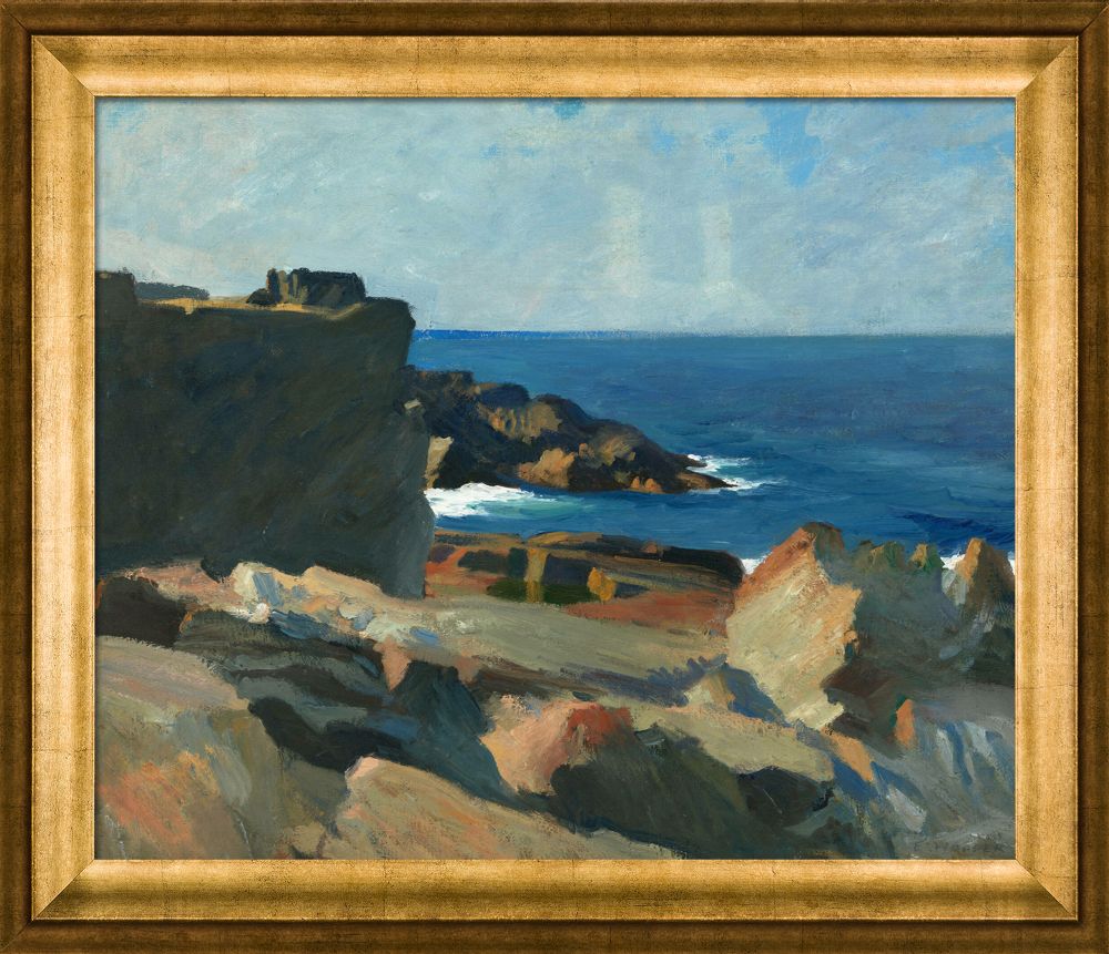 Square Rock, Ogunquit 1914 - Athenian Gold Frame 20"X24"