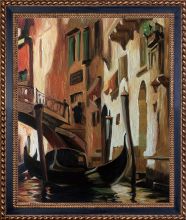 A Venetian Scene Pre-Framed