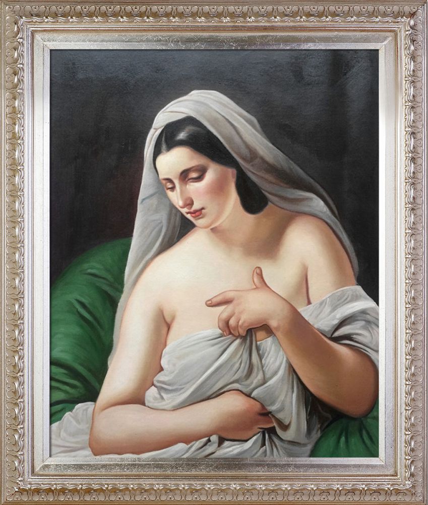 Odalisque Pre-Framed - Elegant Champagne Frame 20"X24"