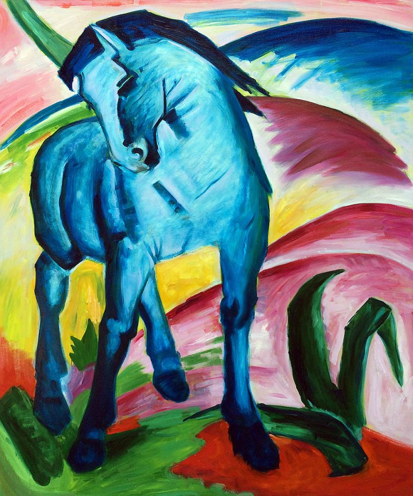 Blaues Pferd I - Monaco