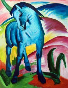 Blaues Pferd I - Monaco