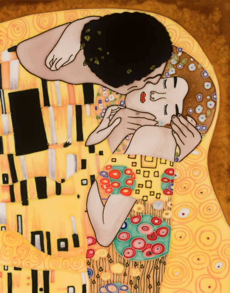 The Kiss Wall Accent Tile (felt back)