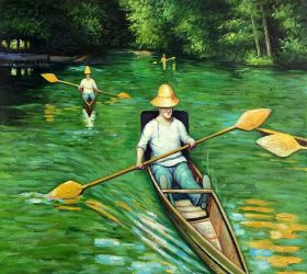 Skiffs on the Yerres