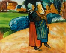Two Breton Women on the Road