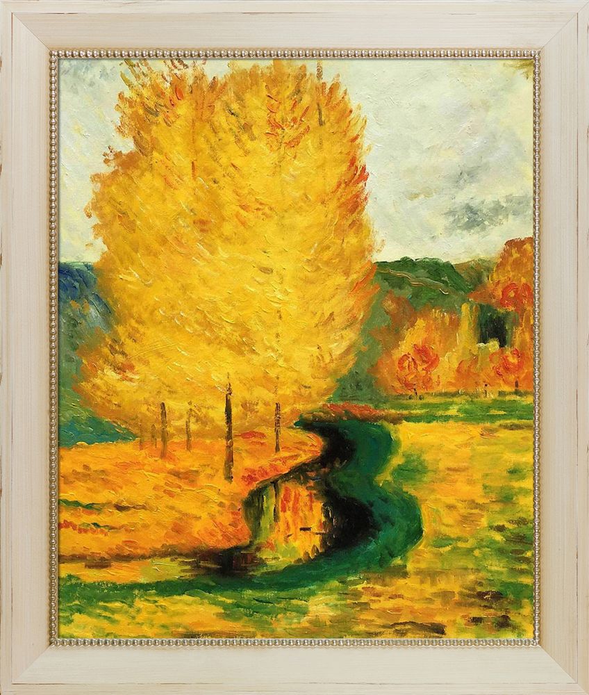 By the Stream, Autumn, 1885 Pre-Framed - Constantine Frame 20" X 24"