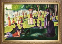 Sunday Afternoon on the Island of La Grande Jatte Pre-Framed