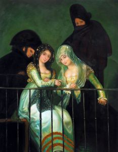 Group On A Balcony (Luxury Line)