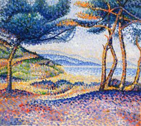 Pines Along the Shore