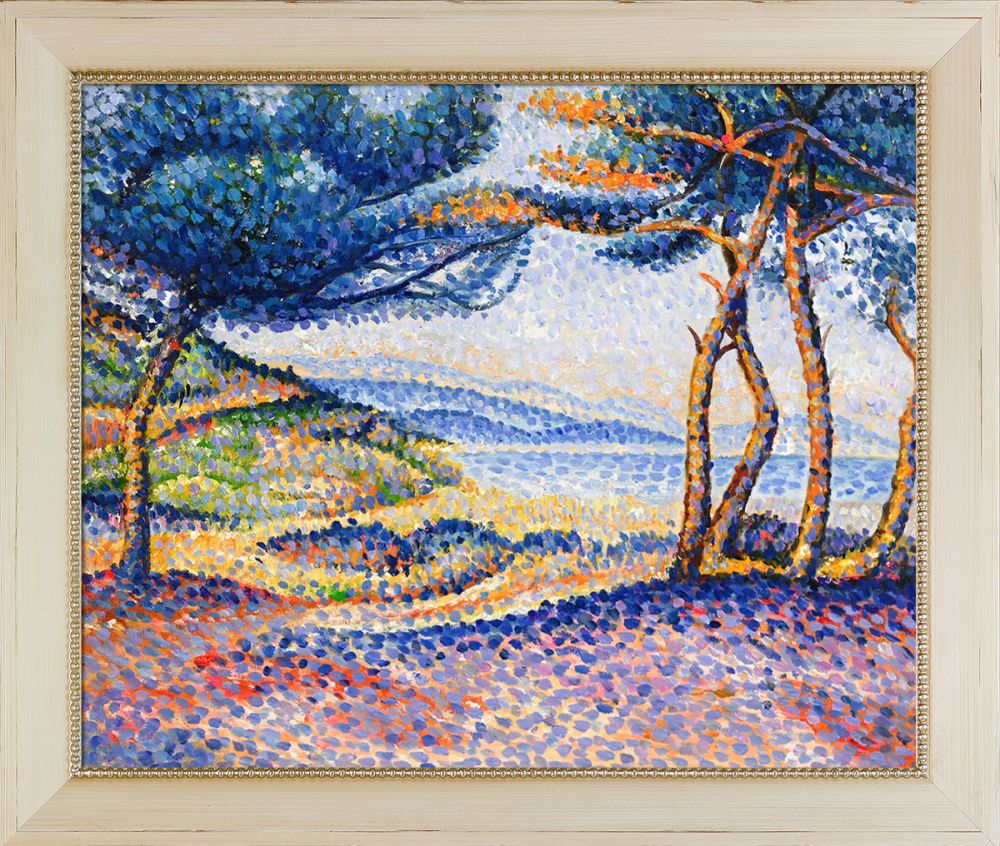 Pines Along the Shore Pre-Framed - Constantine Frame 20" X 24"