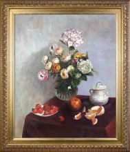 Flowers and Fruit Pre-Framed