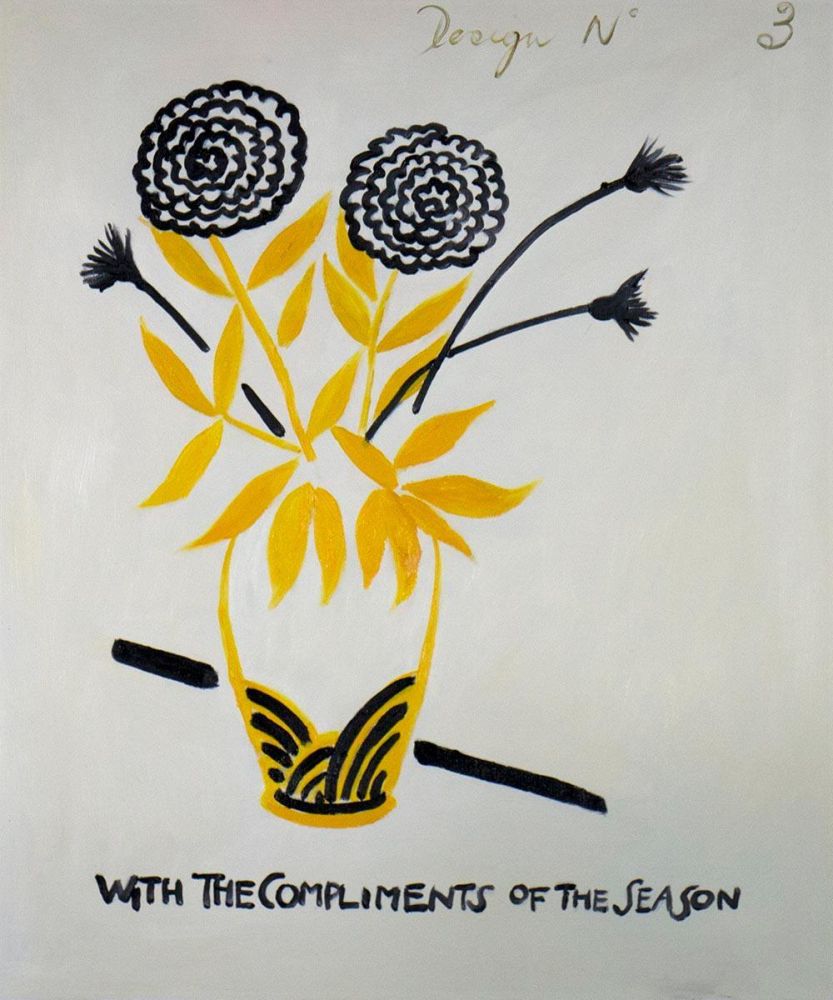 With the Compliments of the Season (Design no. 3)