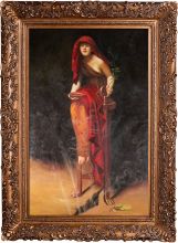 Priestess of Delphi Pre-Framed