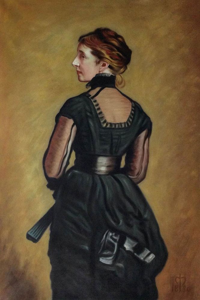 Portrait of Kate Perugini, daughter of Charles Dickens, 1880