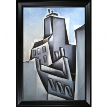 Maisons a Paris (Houses in Paris) Pre-framed