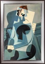 Portrait of Josette Gris Preframed