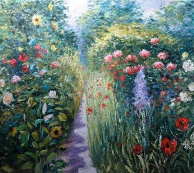 Garden at Giverny (In Monet's Garden)