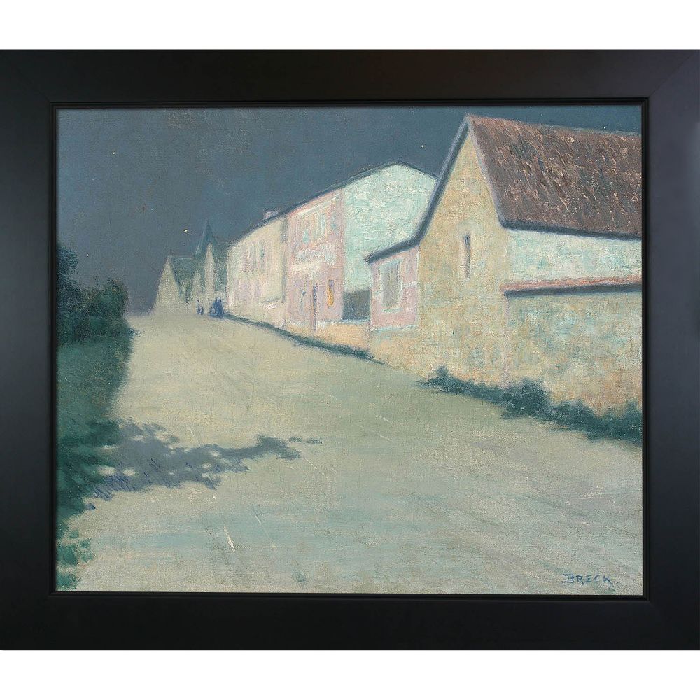 Evening in Giverny - New Age Black Frame 20"X24"