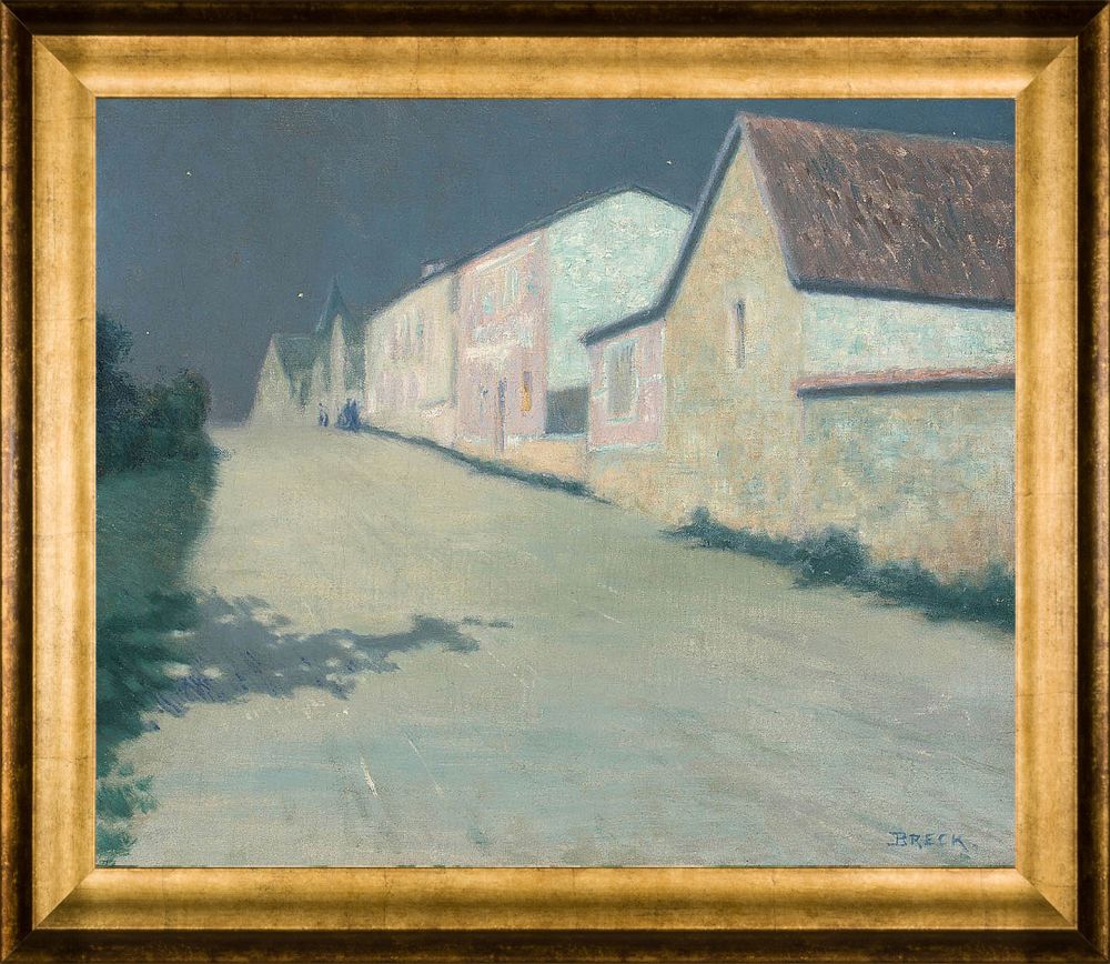 Evening in Giverny - Athenian Gold Frame 20"X24"