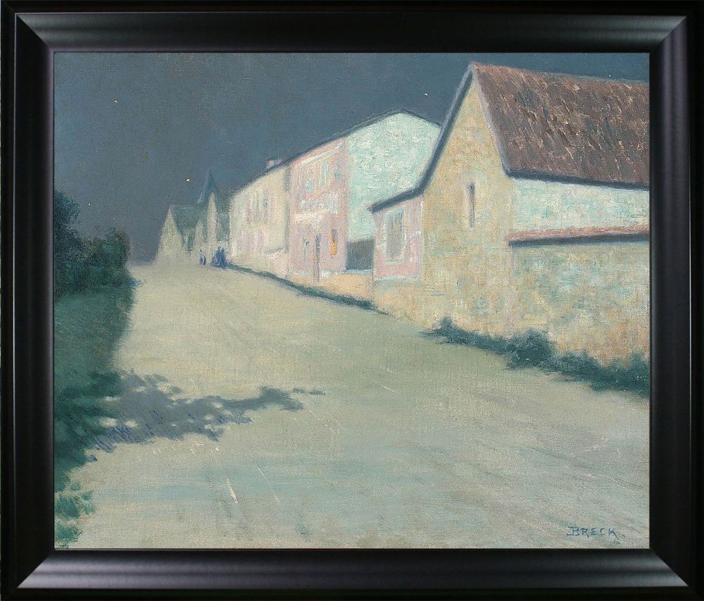 Evening in Giverny - Black Matte Frame 20"X24"