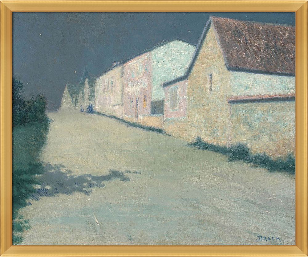 Evening in Giverny Pre-framed - Piccino Luminoso Frame 20" X 24"