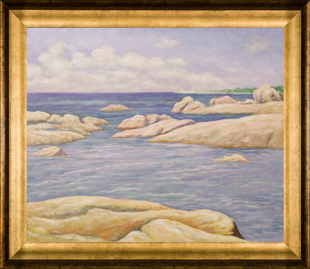 Annisquam Light - Athenian Gold Frame 20"X24"