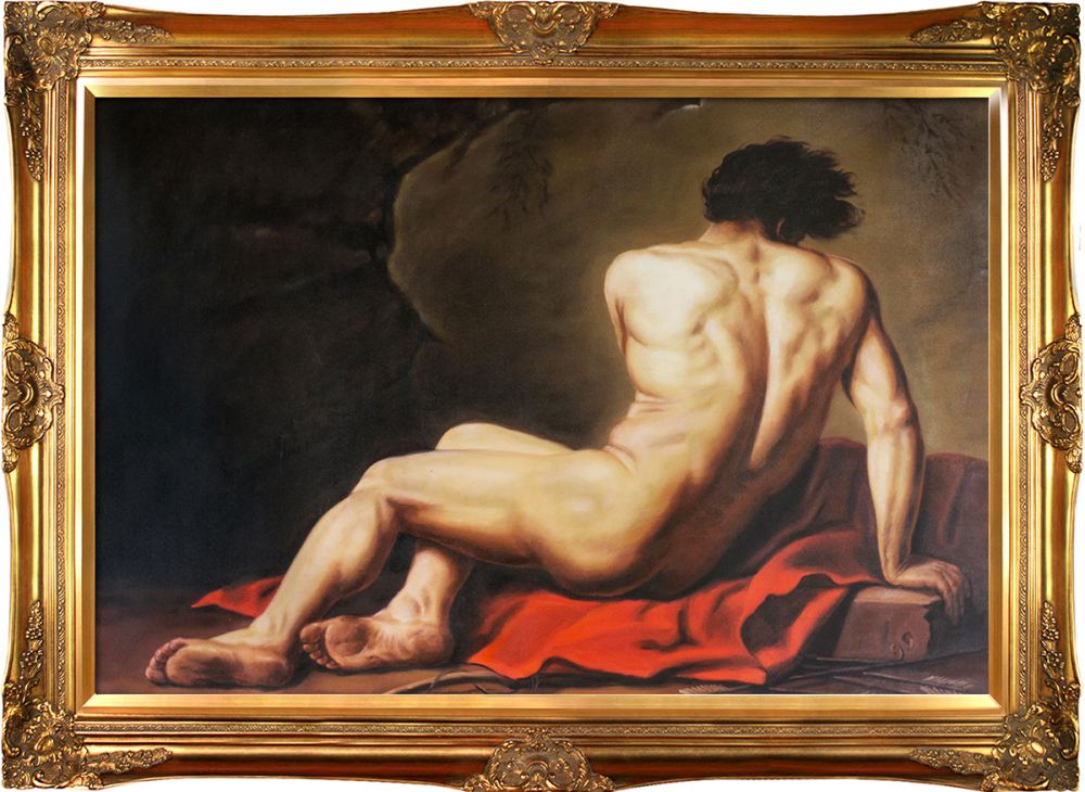 Patroclus, 1780 Pre-Framed - Victorian Gold Frame 24"X36"