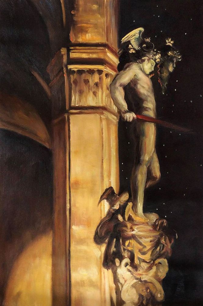 Statue of Perseus by Night, 1902