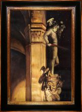 Statue of Perseus by Night, 1902 Pre-Framed