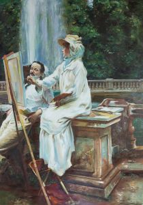 The Fountain, Villa Torlonia, Frascati, Italy